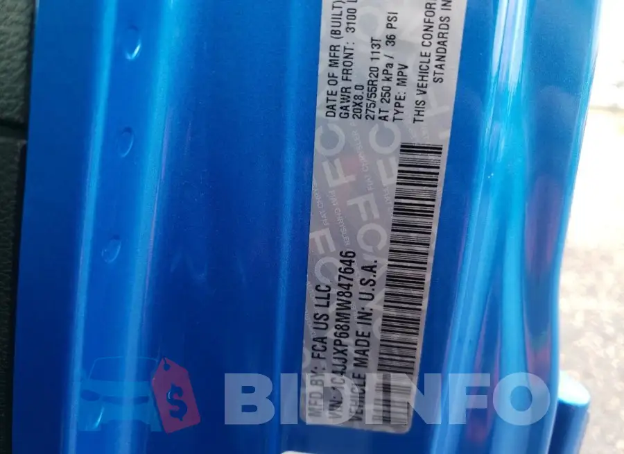 1C4JJXP68MW847646 Photo# 12