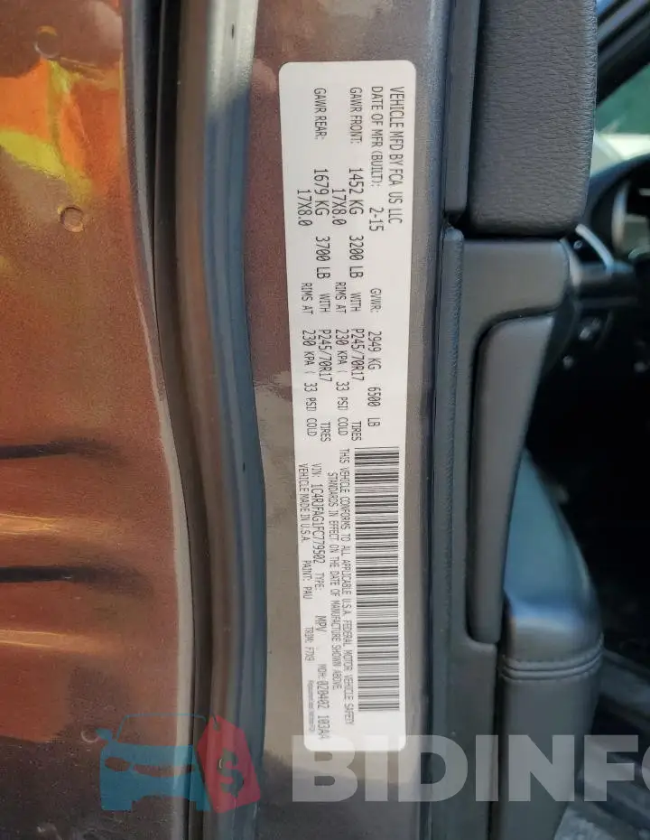 1C4RJFAG1FC779502 Photo# 13