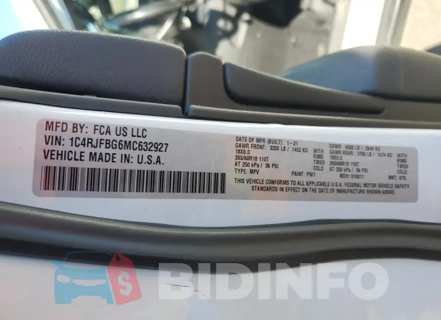 1C4RJFBG6MC632927 Photo# 12