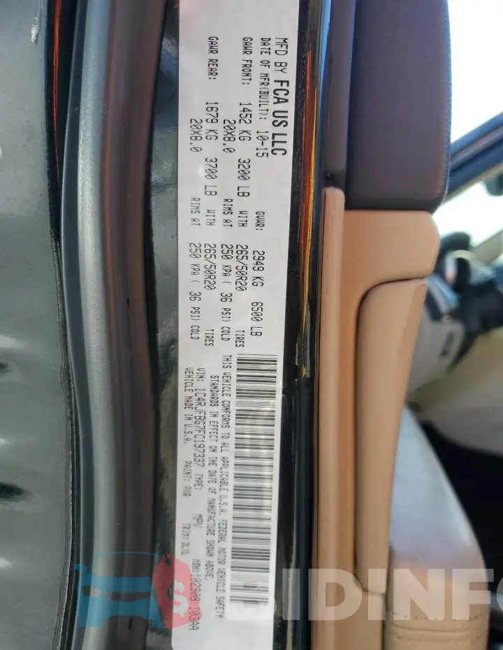1C4RJFBG7FC197337 Photo# 13