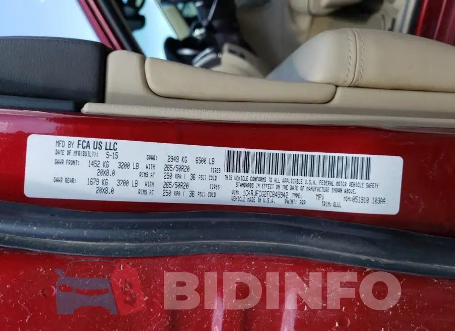 1C4RJFCG2FC845942 Photo# 13