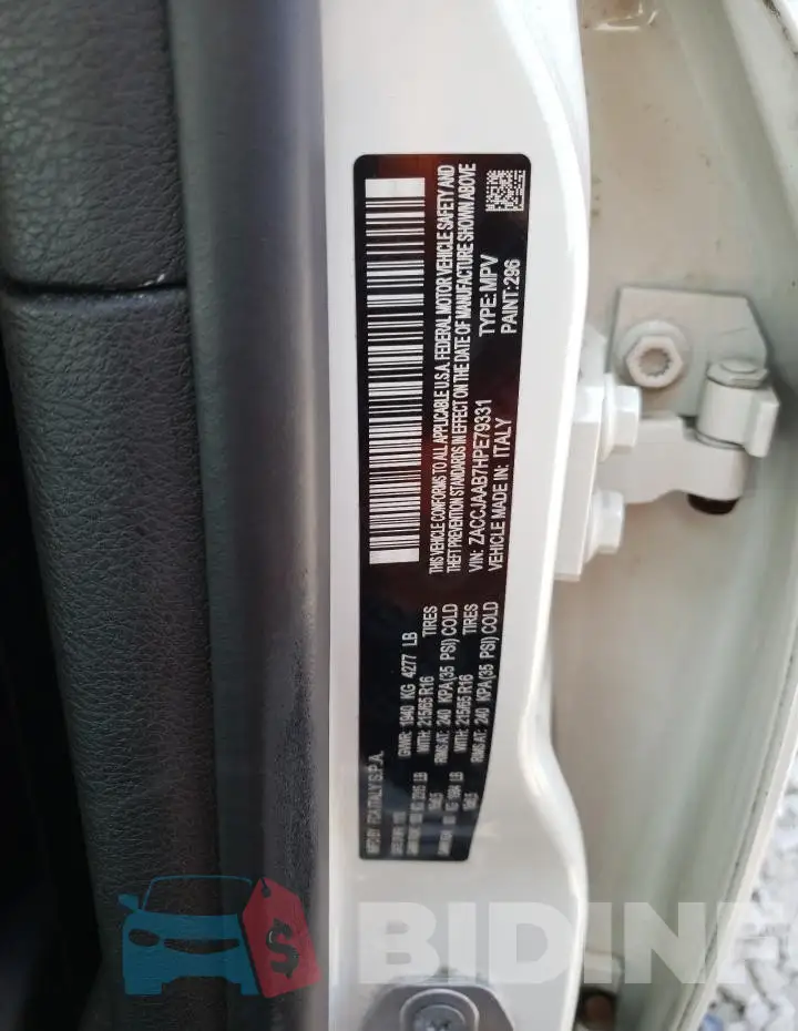 ZACCJAAB7HPE79331 Photo# 13