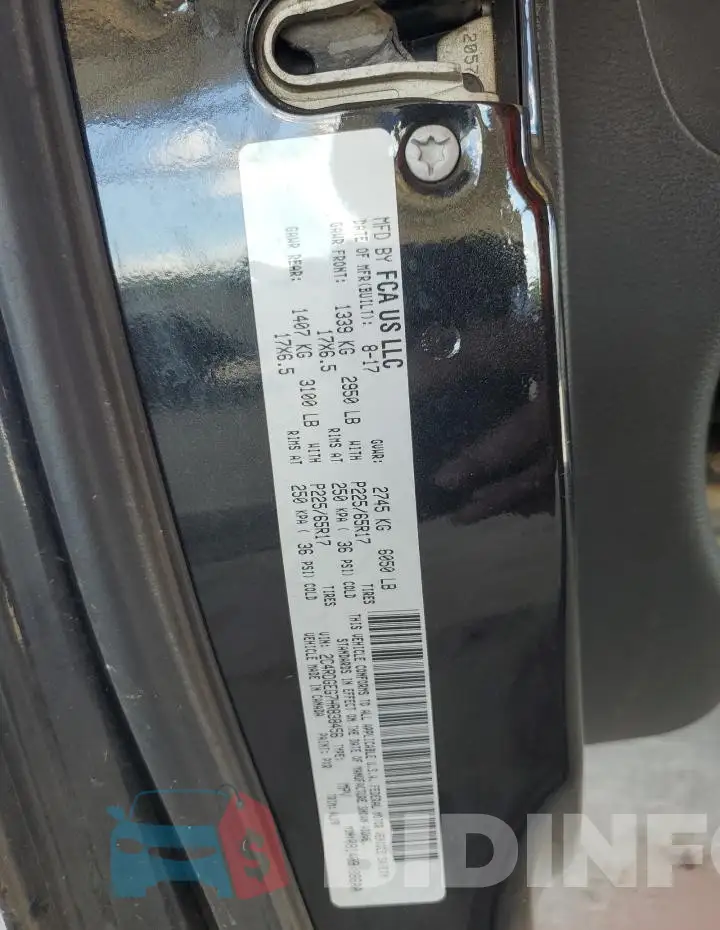 2C4RDGEG7HR838456 Photo# 13