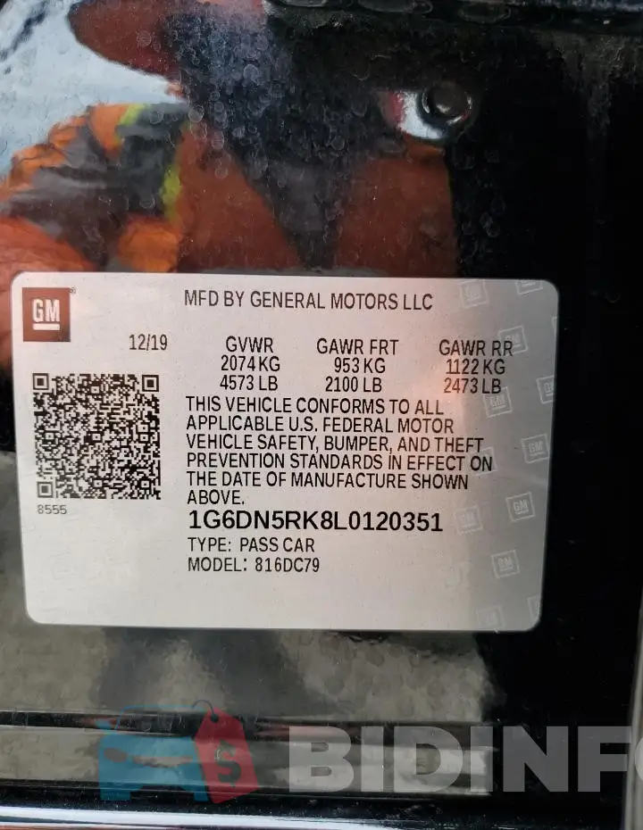 1G6DN5RK8L0120351 Photo# 12