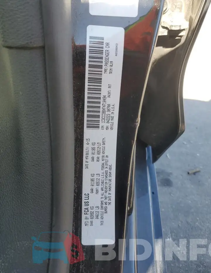 1C3CCCBBXFN710494 Photo# 12
