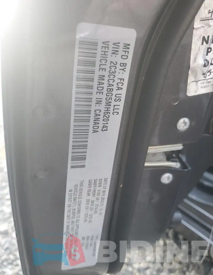 2C3CCABG5MH620143 Photo# 13