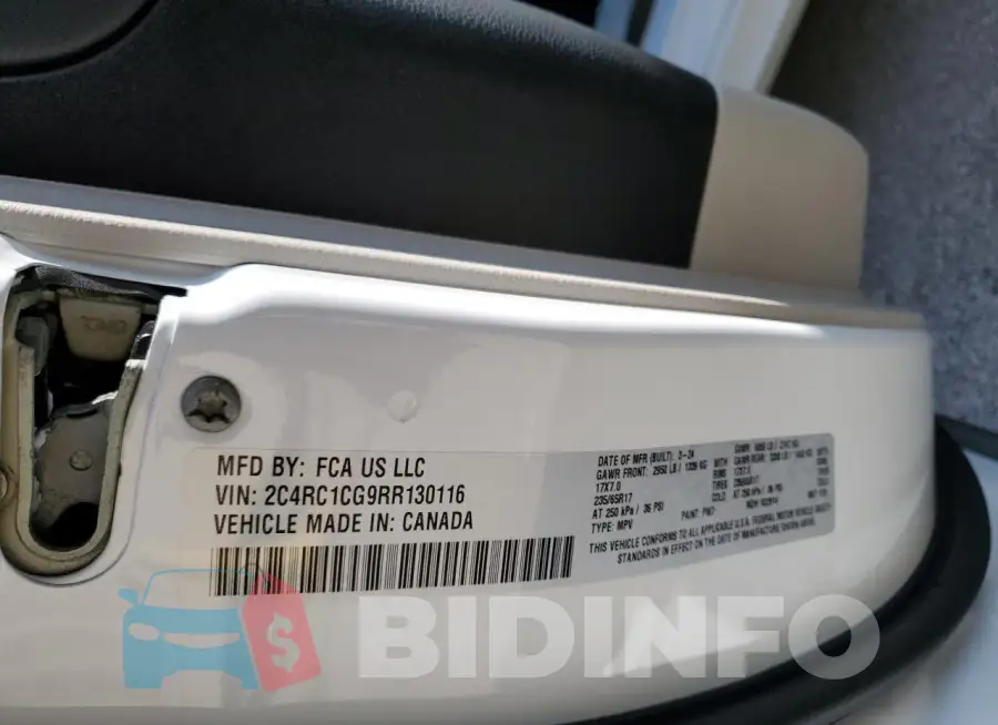 2C4RC1CG9RR130116 Photo# 13