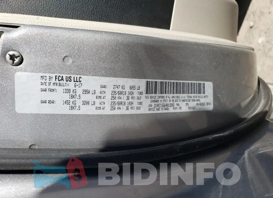 2C4RC1GG6HR812203 Photo# 13
