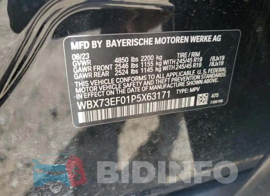 WBX73EF01P5X63171 Photo# 12