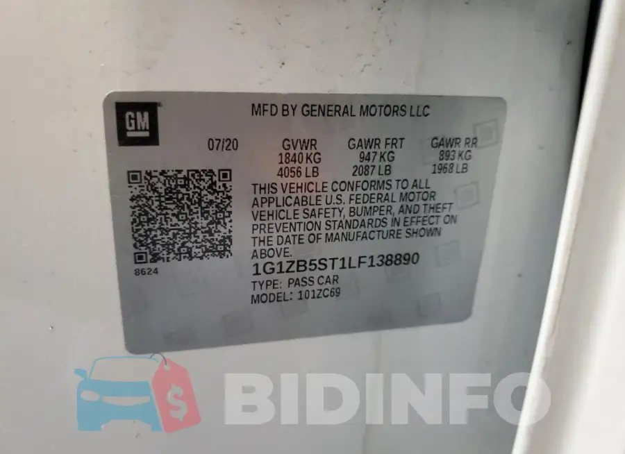 1G1ZB5ST1LF138890 Photo# 12