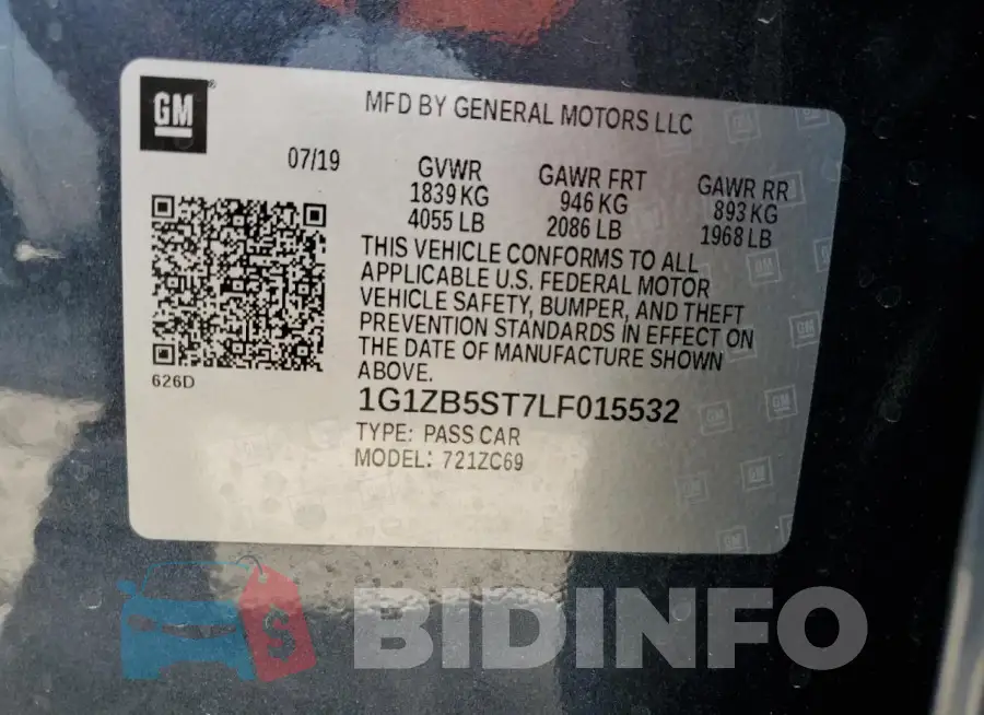 1G1ZB5ST7LF015532 Photo# 13