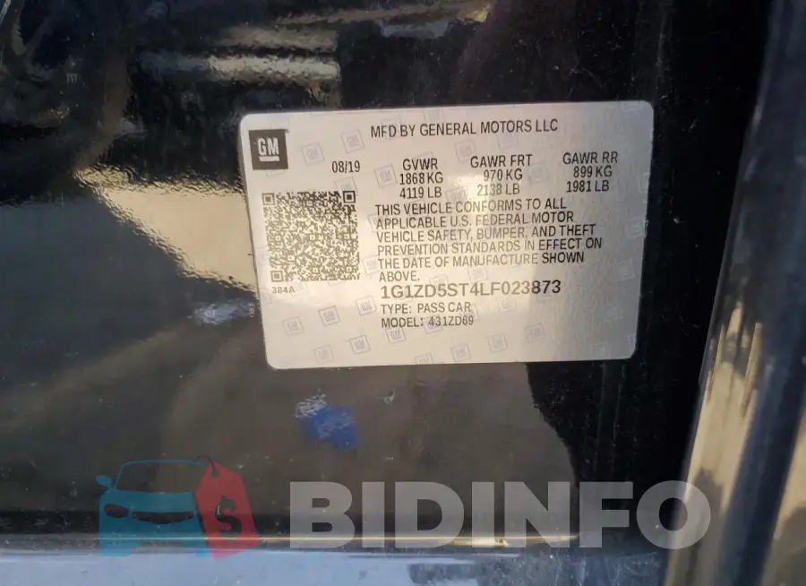 1G1ZD5ST4LF023873 Photo# 12