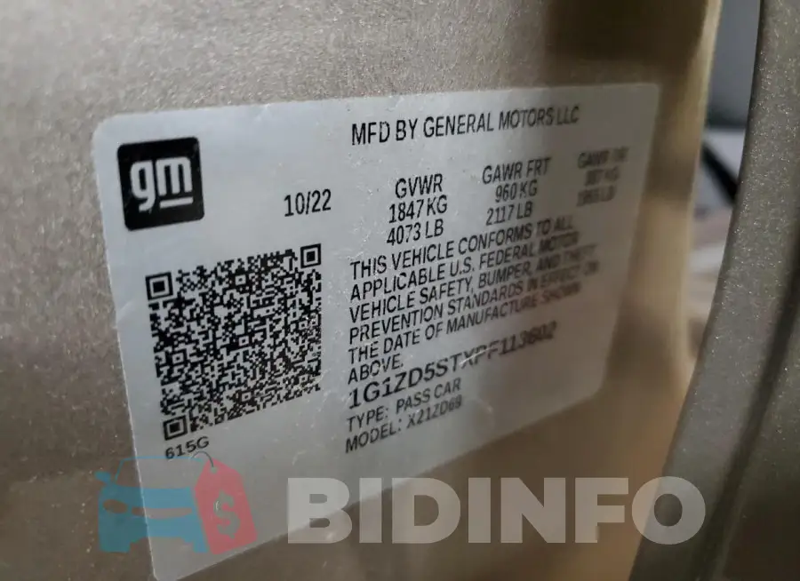 1G1ZD5STXPF113602 Photo# 12