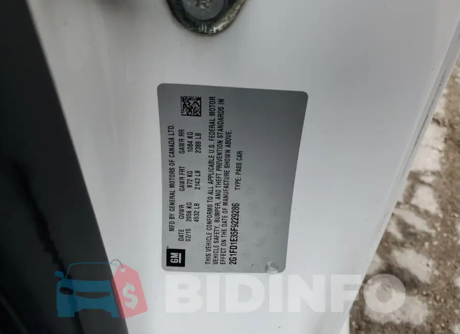 2G1FD1E35F9229286 Photo# 12