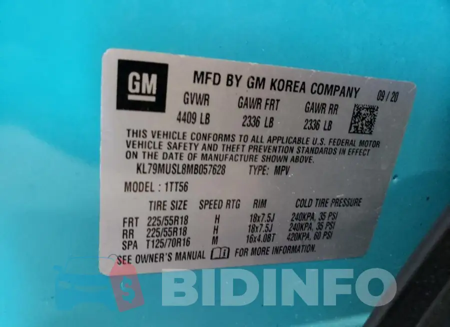 KL79MUSL8MB057628 Photo# 14