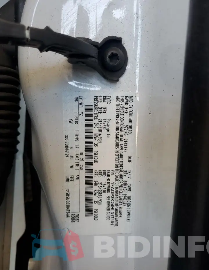 1FADP3K24HL317101 Photo# 12