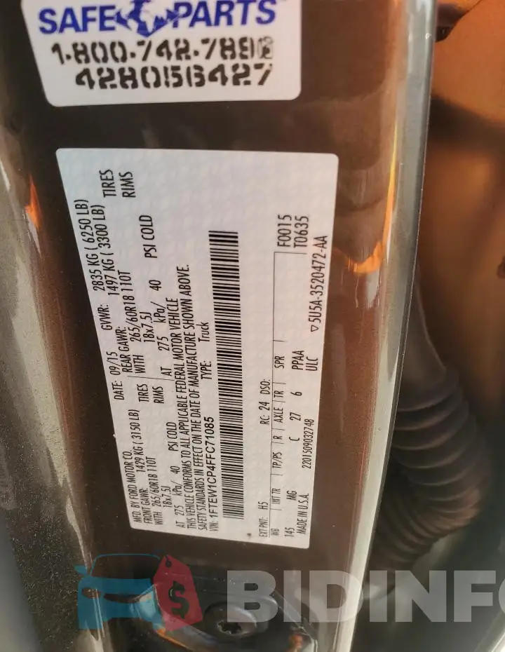 1FTEW1CP4FFC71085 Photo# 12