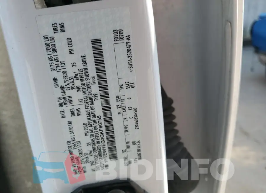 1FTEW1EG3GKF60755 Photo# 12