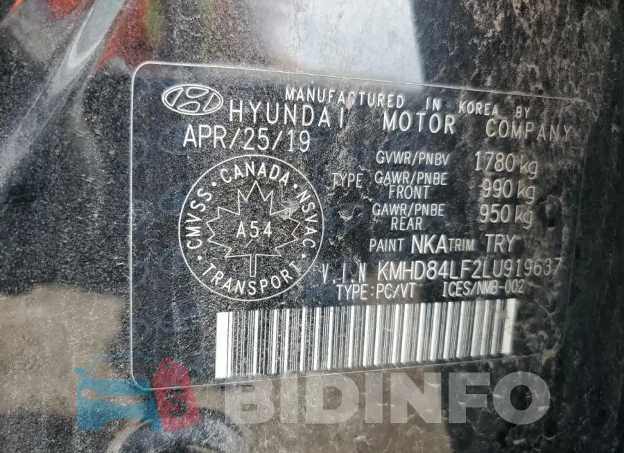 KMHD84LF2LU919637 Photo# 12