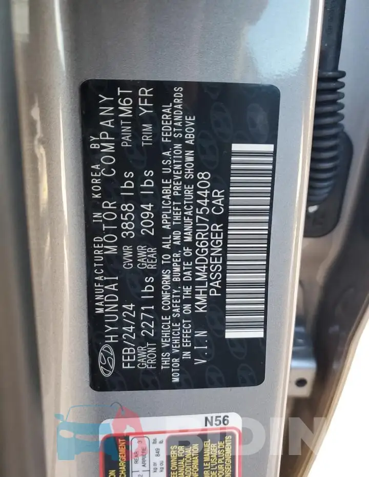 KMHLM4DG6RU754408 Photo# 12