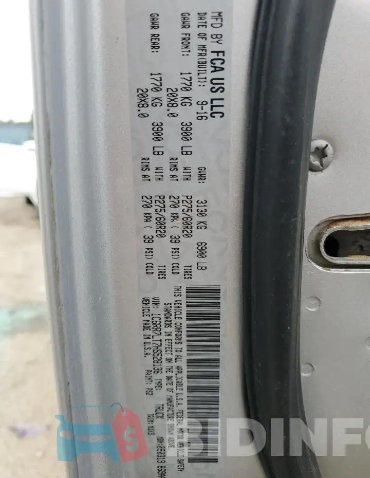 1C6RR7LT7HS528136 Photo# 12