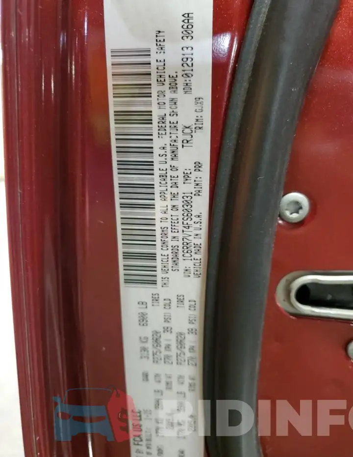 1C6RR7VT4FS603031 Photo# 12
