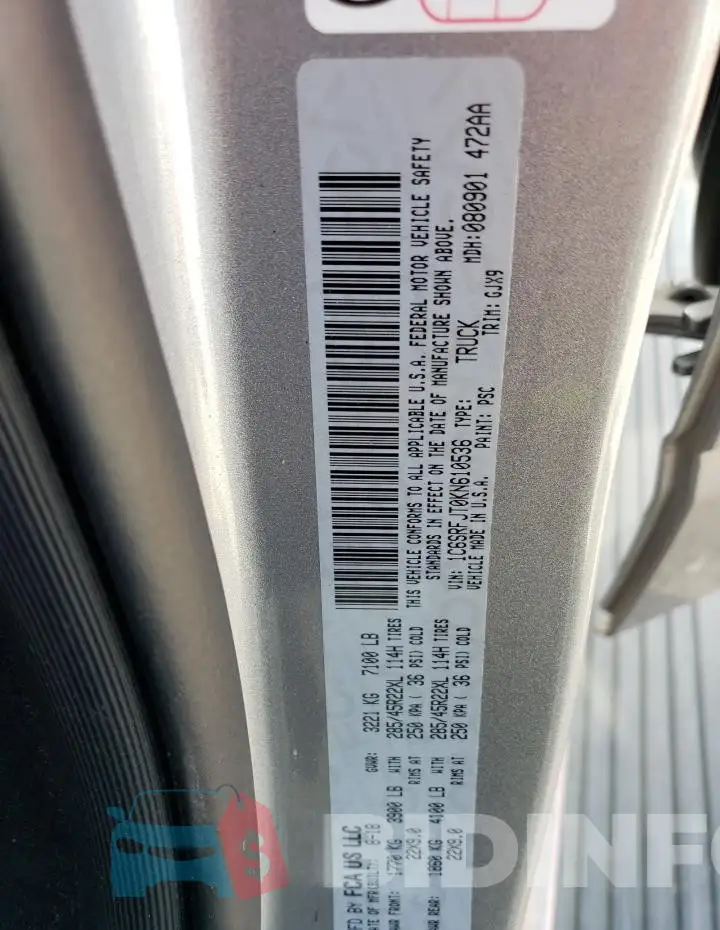 1C6SRFJT0KN610536 Photo# 12
