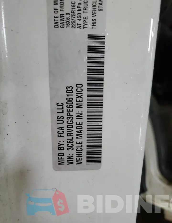 3C6LRVDG3PE606103 Photo# 13
