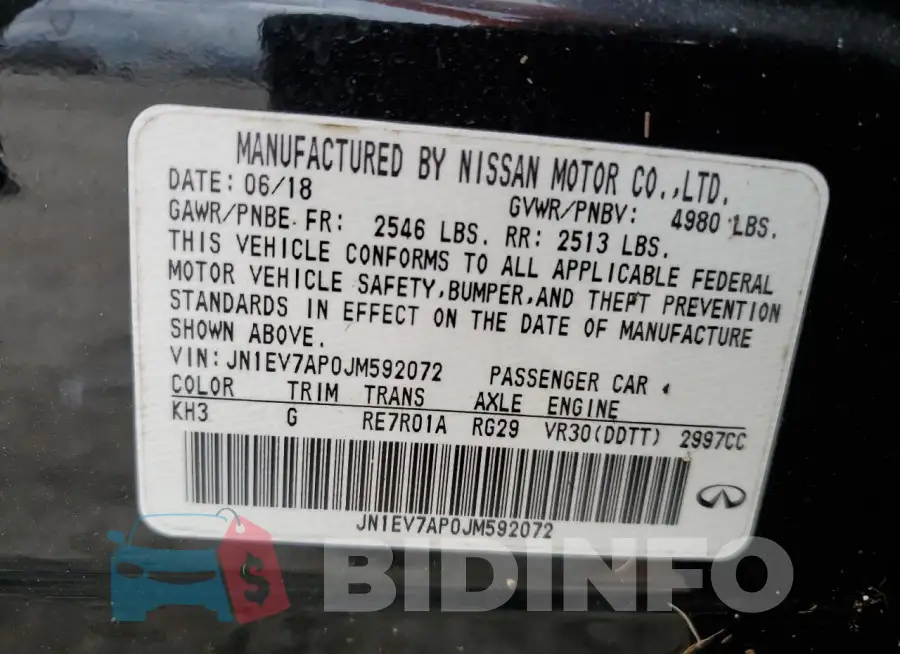 JN1EV7AP0JM592072 Photo# 12
