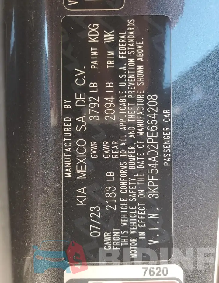 3KPF54AD2PE664208 Photo# 13