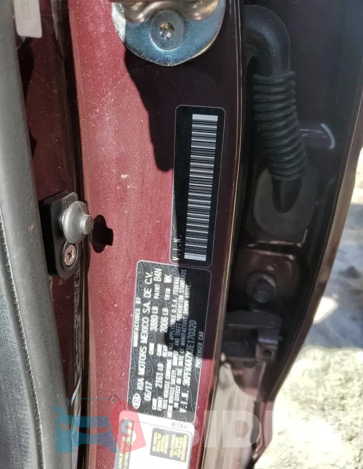 3KPFK4A7XJE170320 Photo# 12