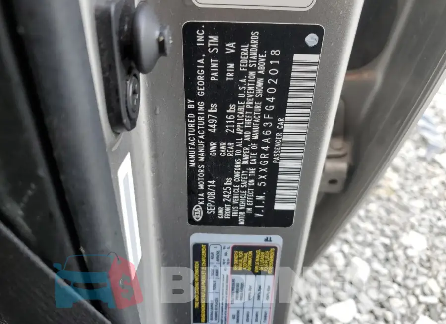 5XXGR4A63FG402018 Photo# 13