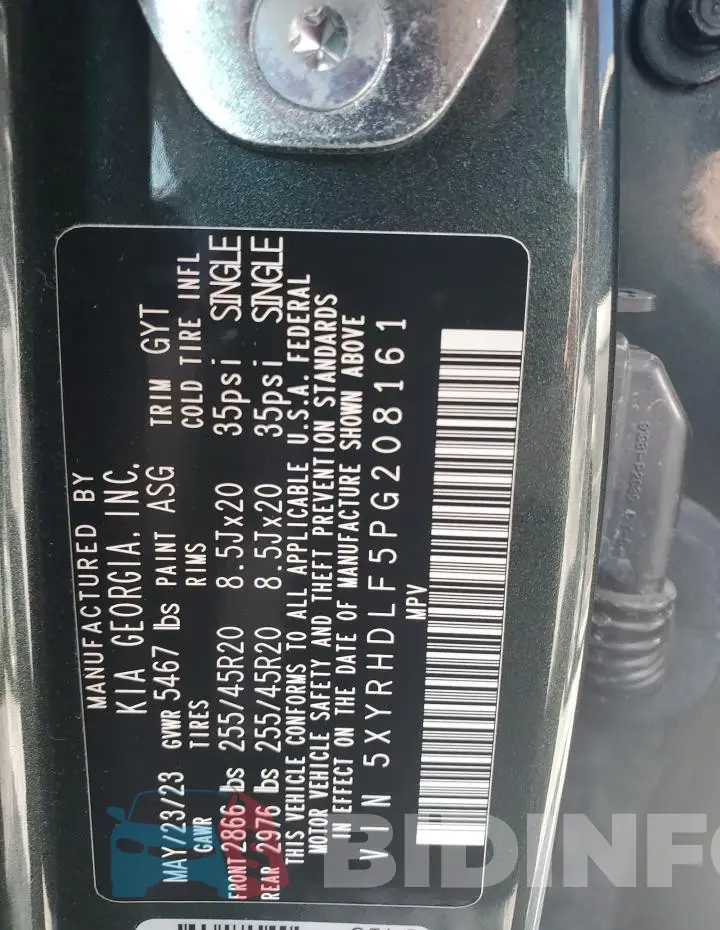 5XYRHDLF5PG208161 Photo# 12