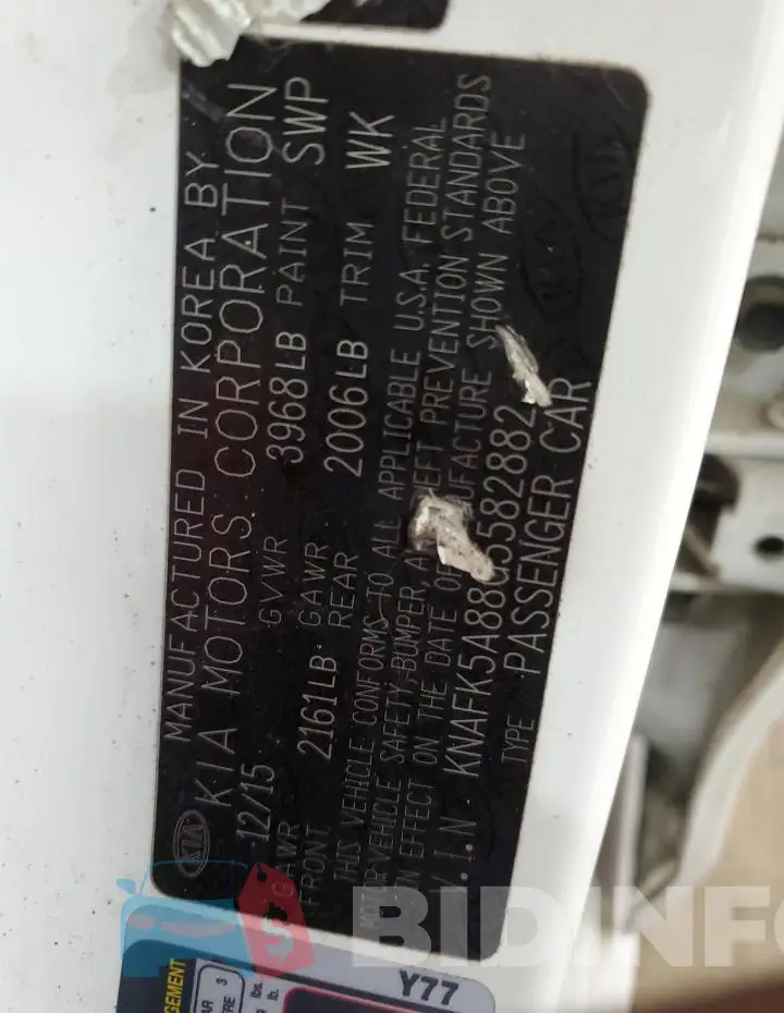 KNAFK5A88G5582882 Photo# 12