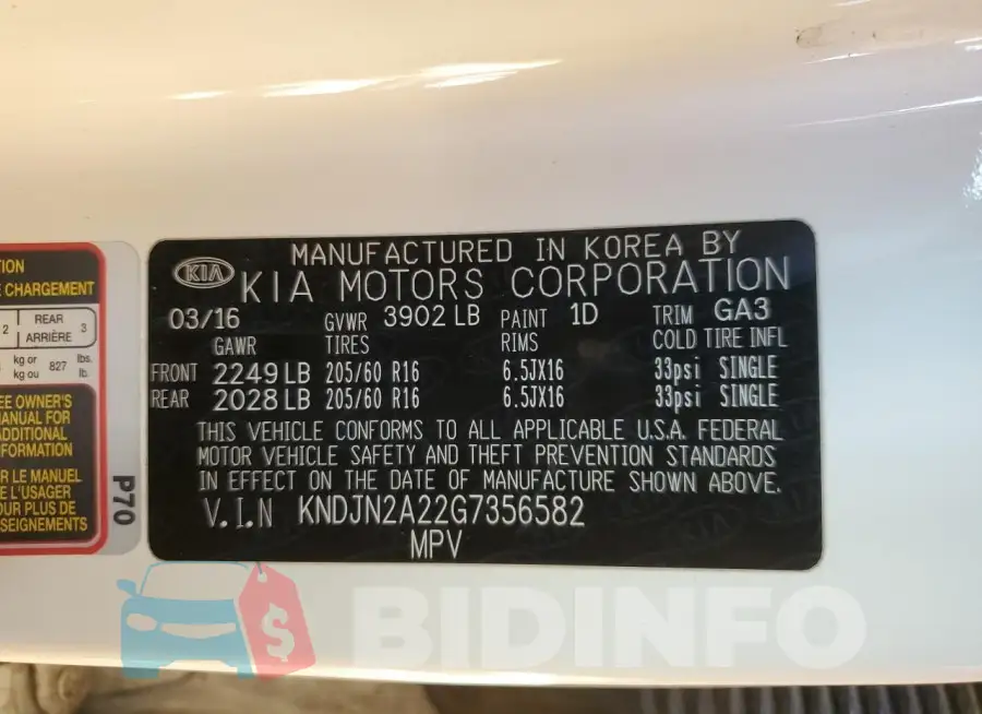 KNDJN2A22G7356582 Photo# 12
