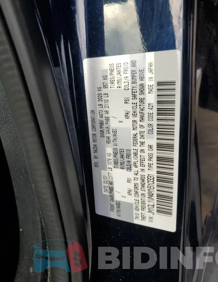 JM1GL1VM4M1610331 Photo# 13