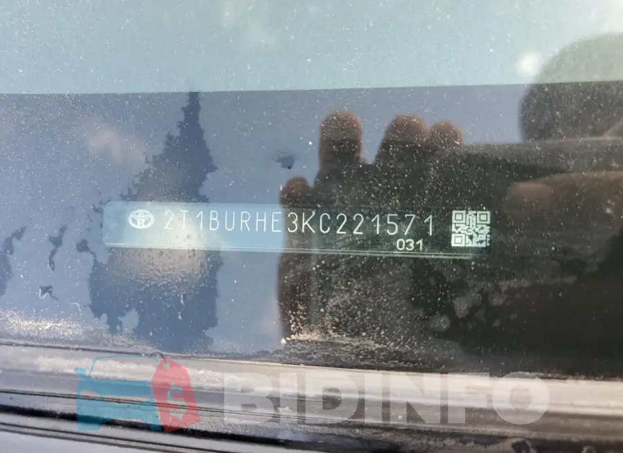 2T1BURHE3KC221571 Photo# 12