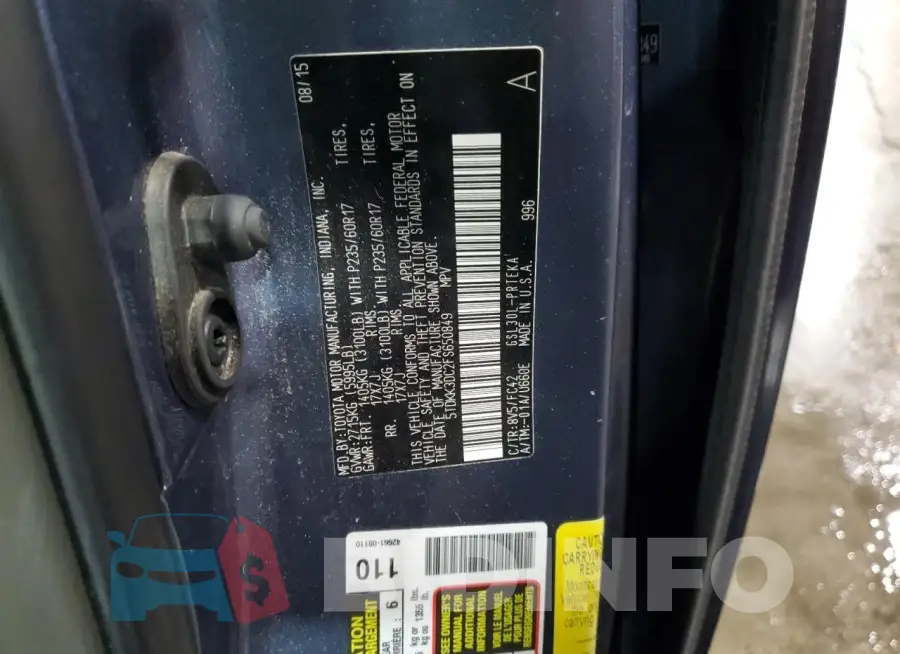 5TDKK3DC2FS650849 Photo# 14