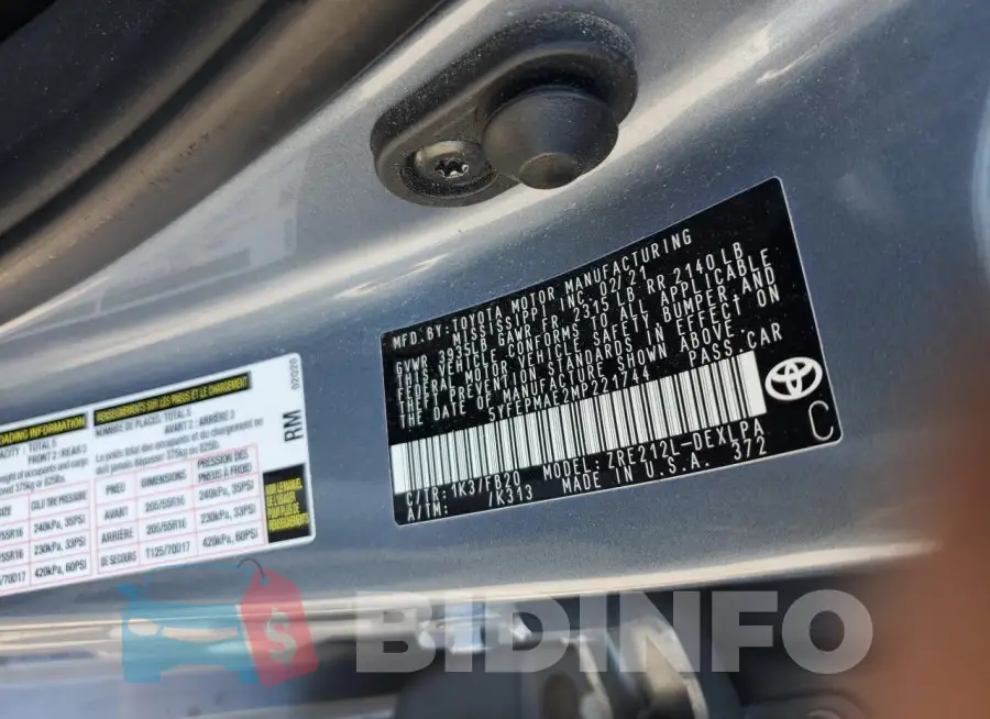 5YFEPMAE2MP221744 Photo# 12