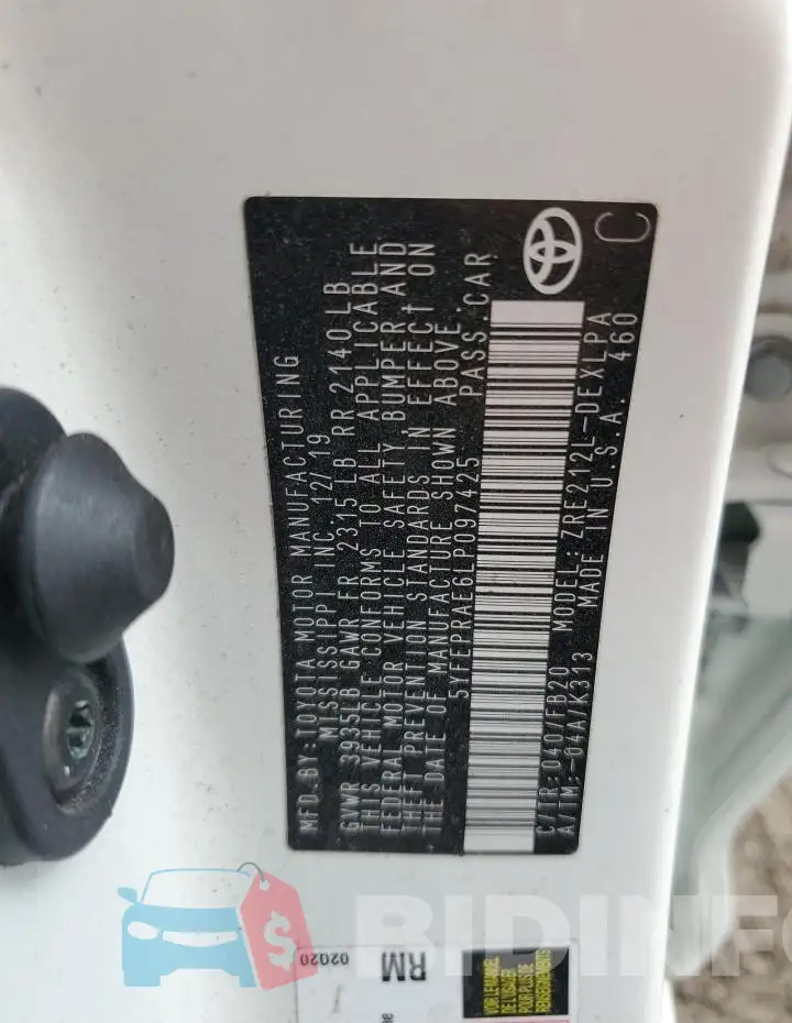 5YFEPRAE6LP097425 Photo# 12