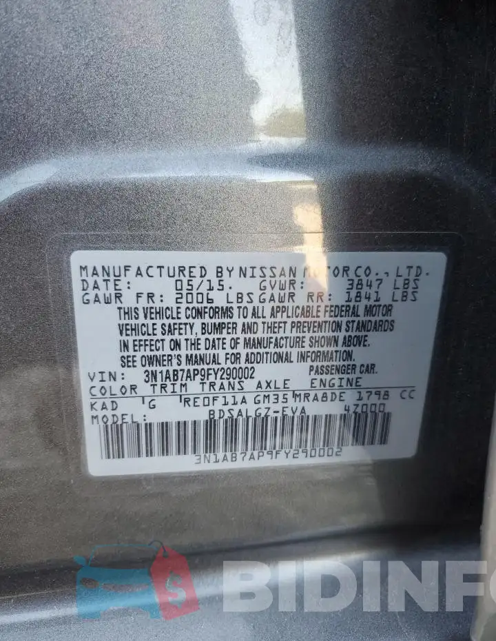 3N1AB7AP9FY290002 Photo# 12