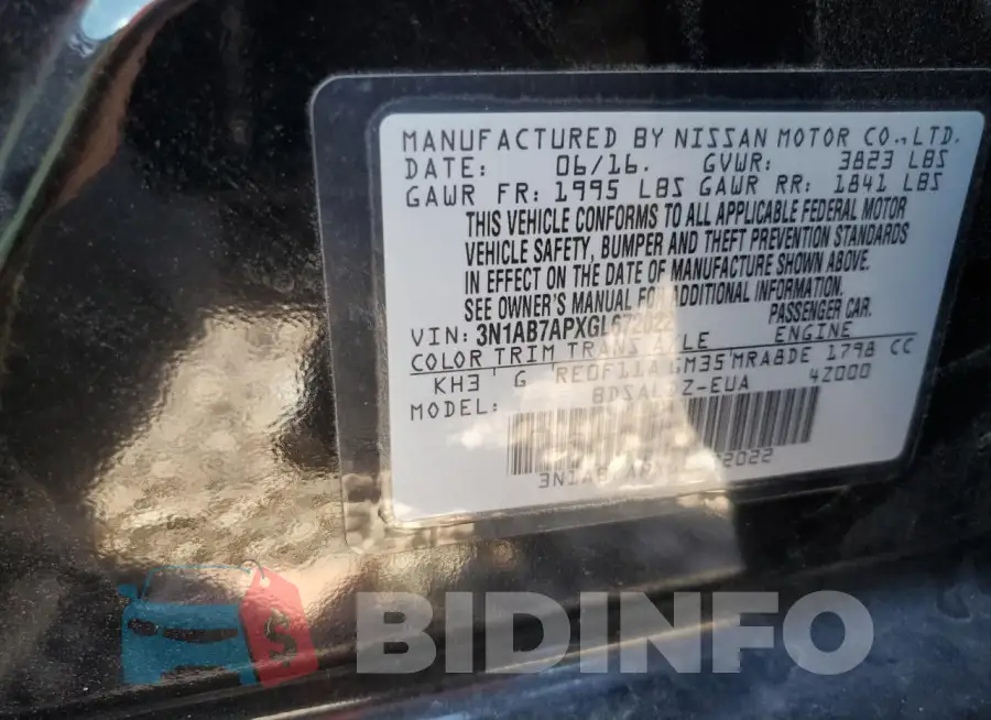 3N1AB7APXGL672022 Photo# 12