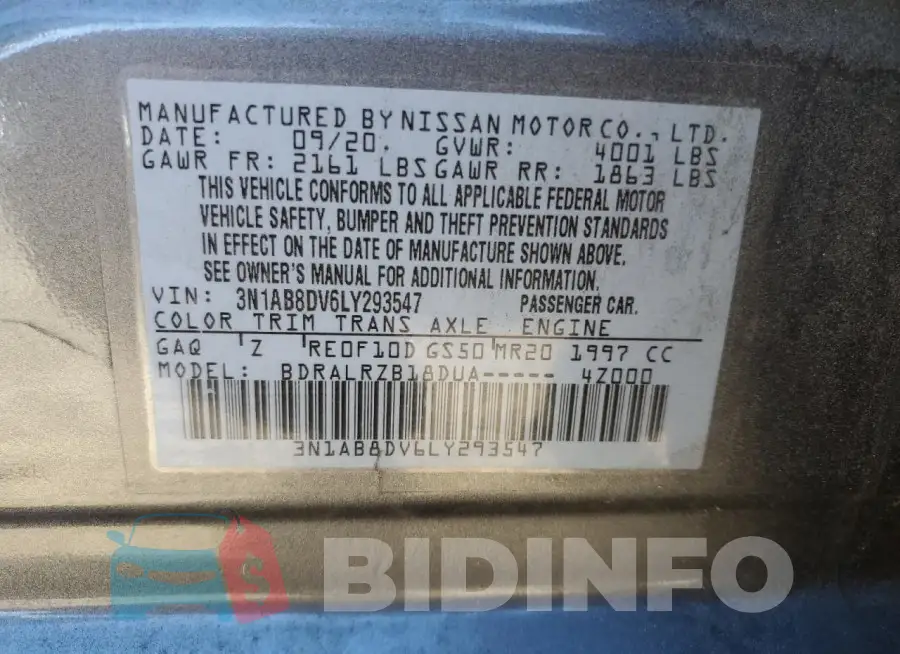 3N1AB8DV6LY293547 Photo# 12