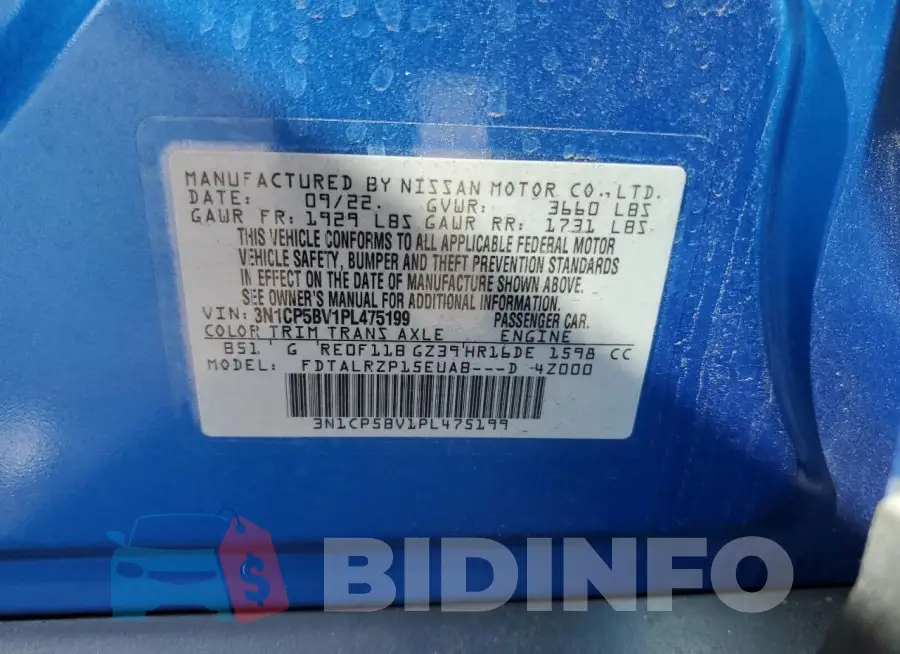 3N1CP5BV1PL475199 Photo# 13