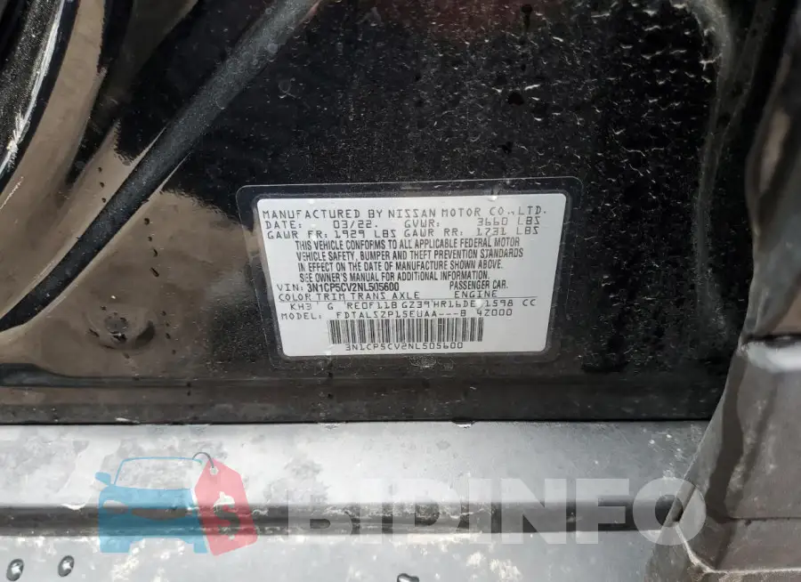 3N1CP5CV2NL505600 Photo# 12