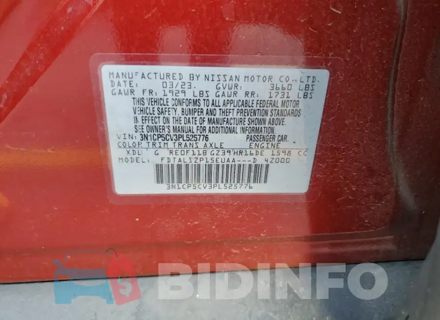 3N1CP5CV3PL525776 Photo# 13