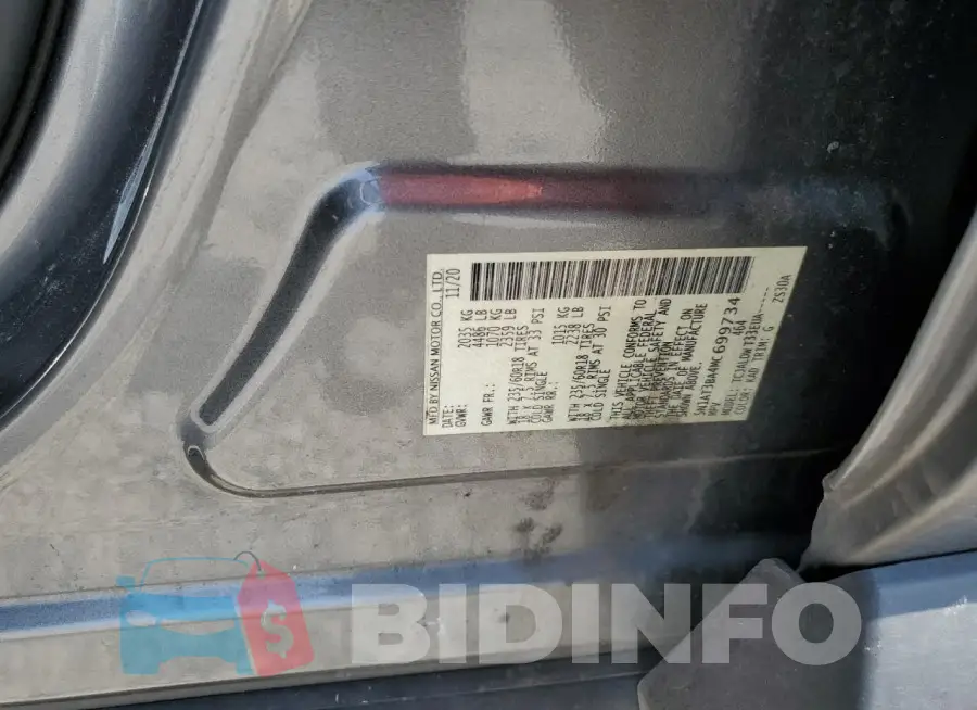 5N1AT3BA4MC699734 Photo# 13