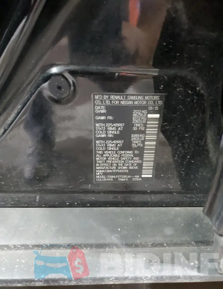 KNMAT2MV7FP543701 Photo# 14