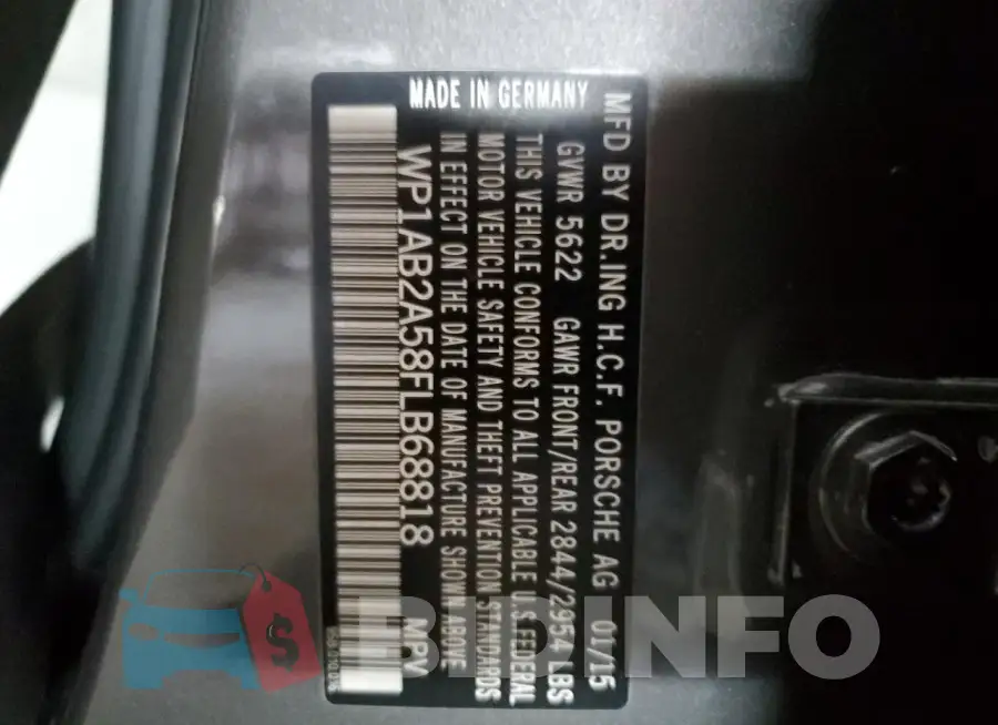 WP1AB2A58FLB68818 Photo# 13