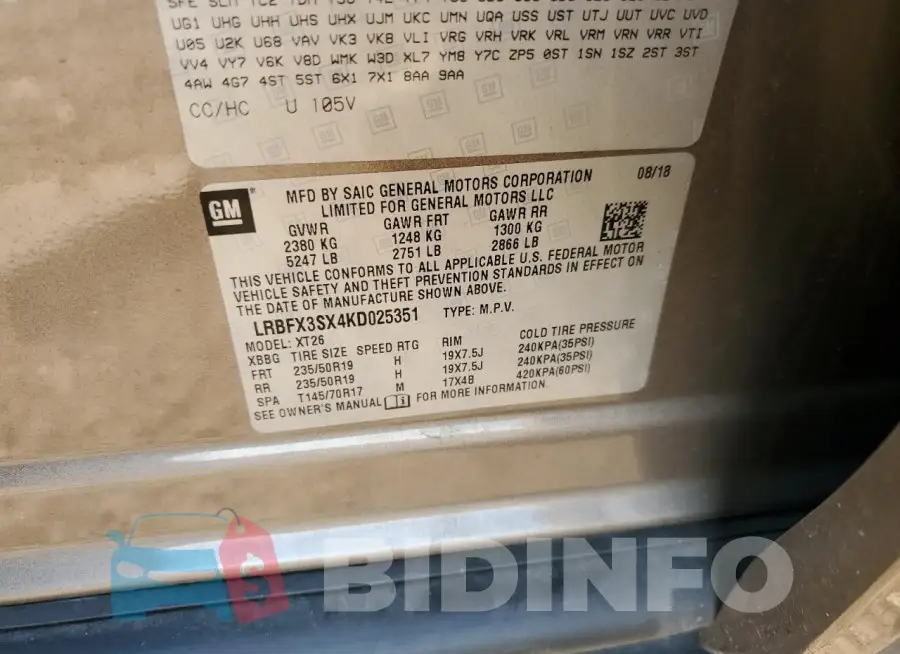 LRBFX3SX4KD025351 Photo# 13